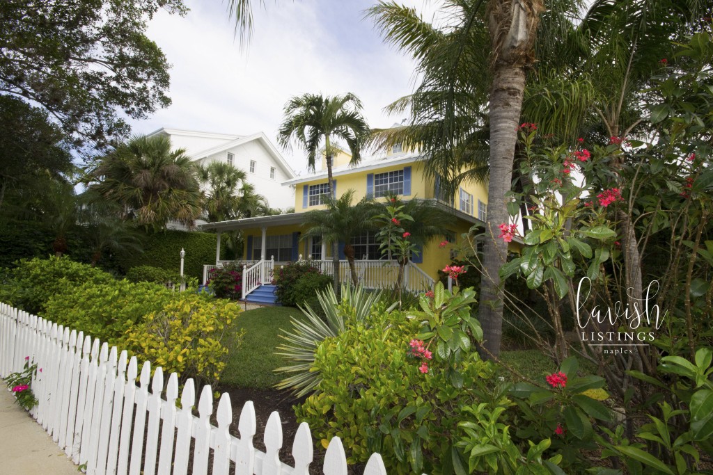 You Can Have it All in Olde Naples Florida, Even a White Picket Fence